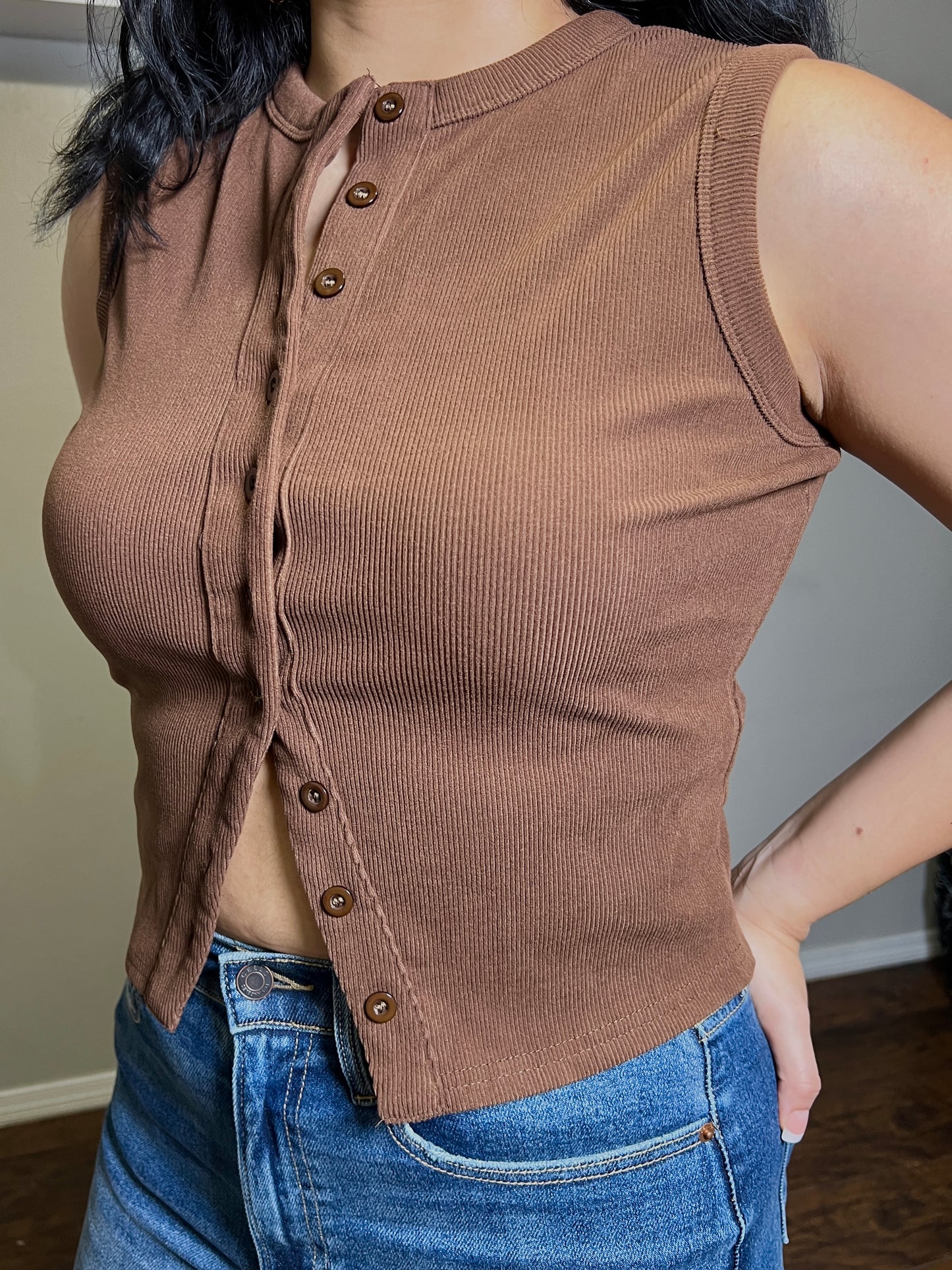 CIERRA TOP- BROWN