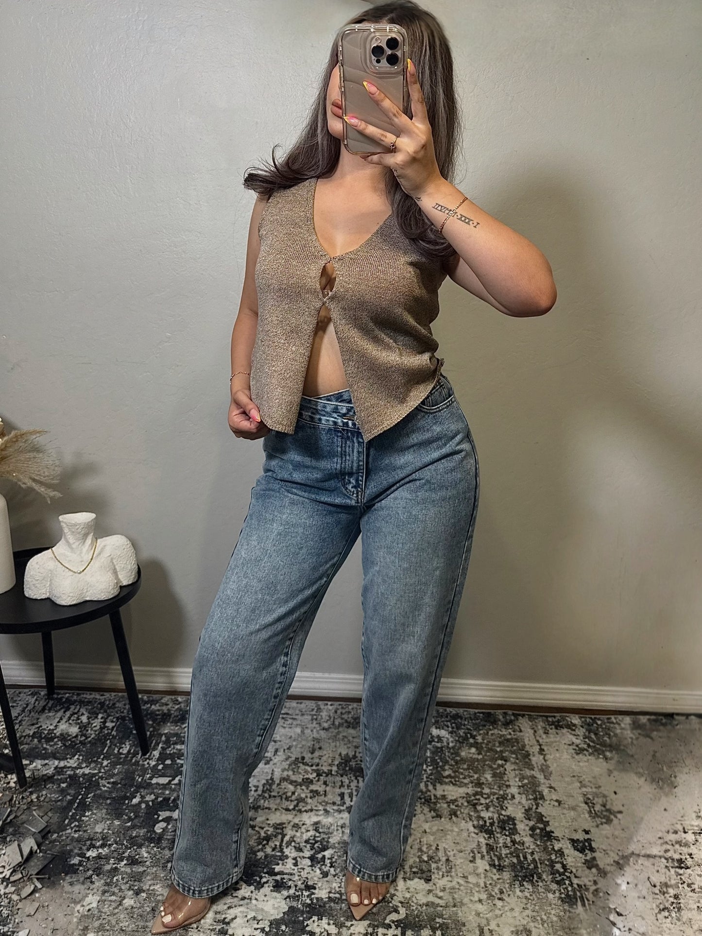 CHELSI TOP-CAMEL