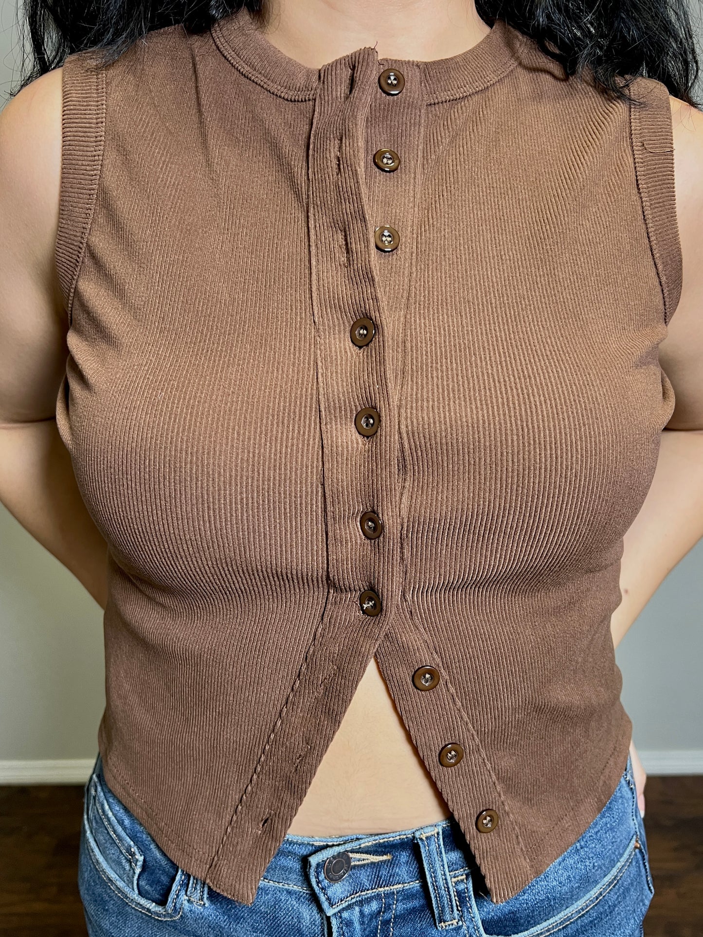 CIERRA TOP- BROWN