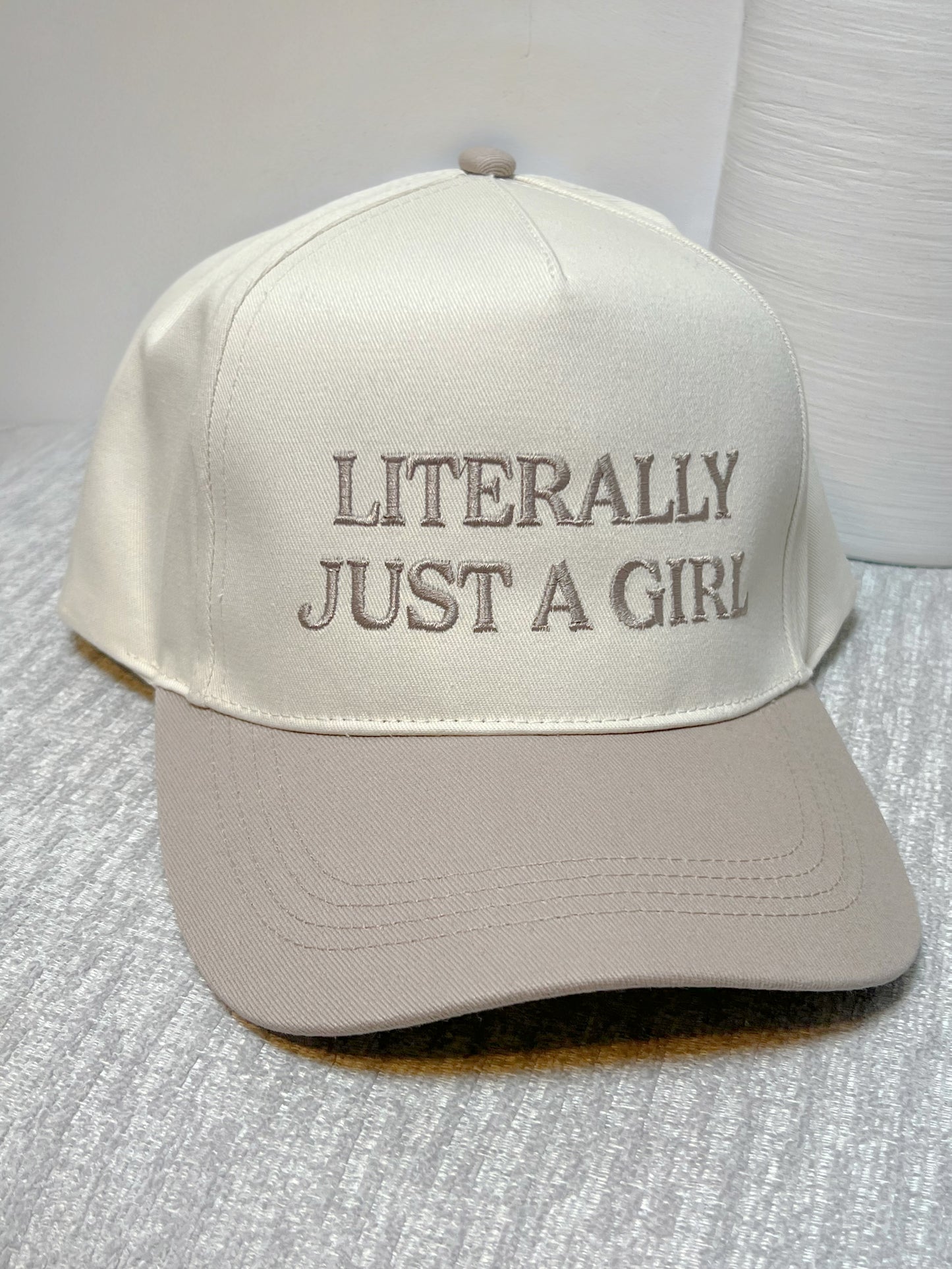 LITERALLY JUST A GIRL- BEIGE