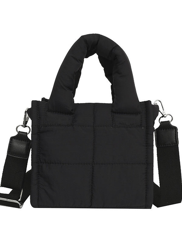 KAYLA PUFFER BAG- BLACK