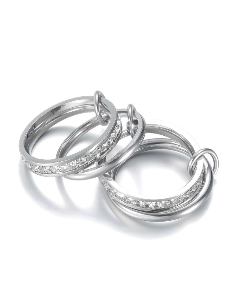 STACK RING- SILVER