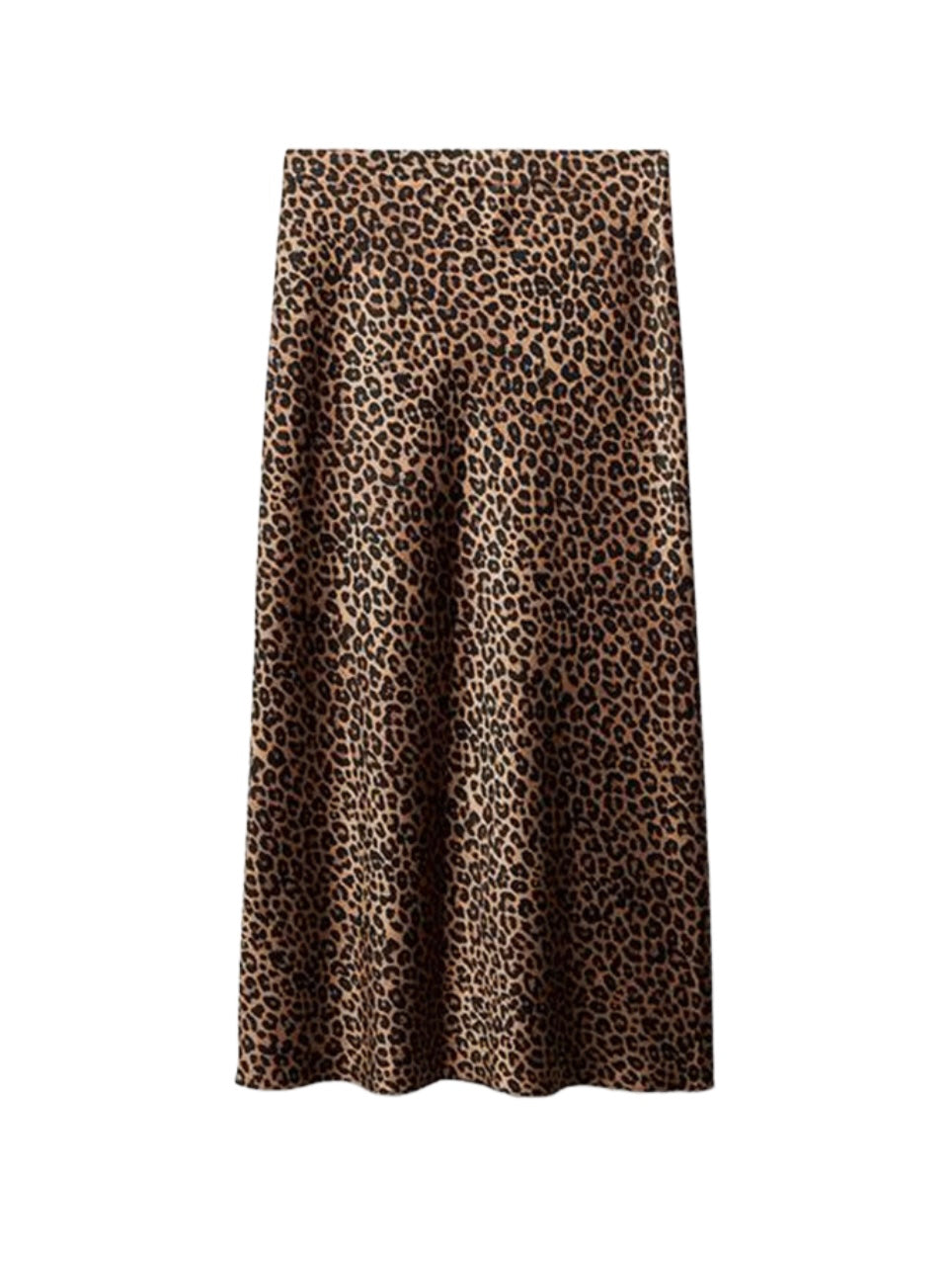 NATALIA LEOPARD SILK MAXI SKIRT
