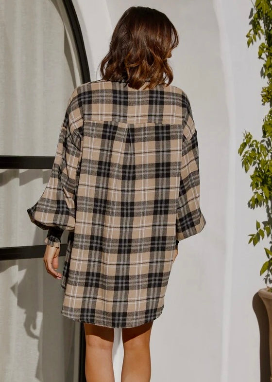 KATE FLANNEL DRESS