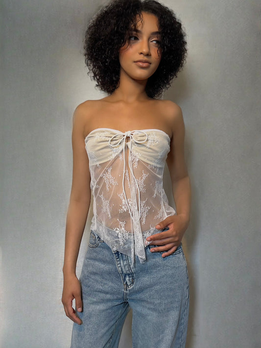 GRACE TOP- WHITE