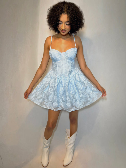 JENESIS DRESS- BABY BLUE