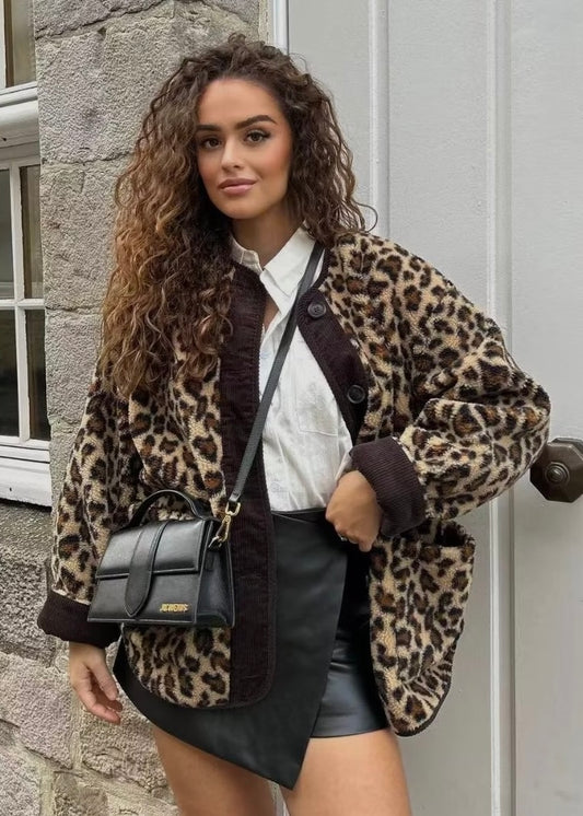 ADRIENNE JACKET- LEOPARD