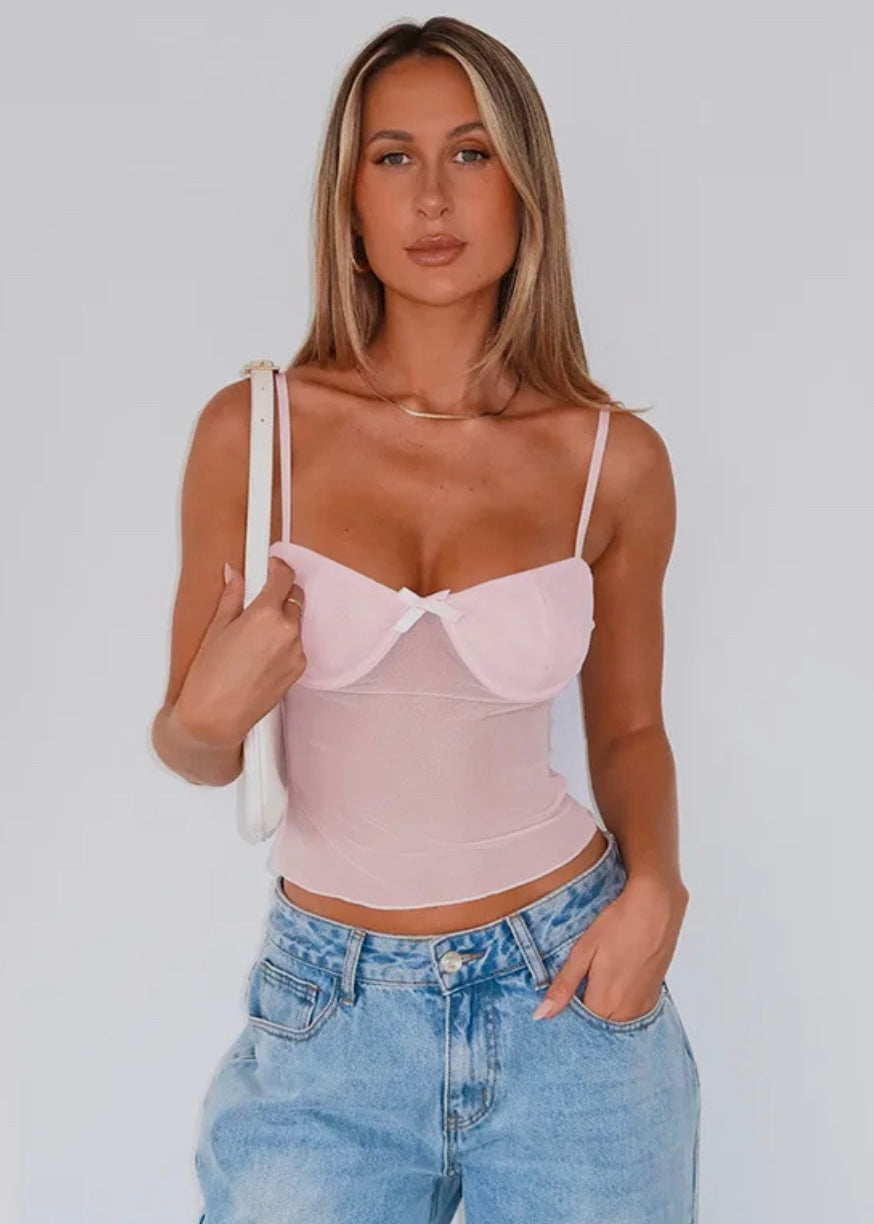 AVA TOP- PINK