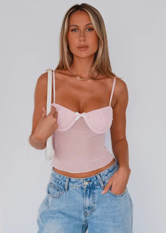 AVA TOP- PINK