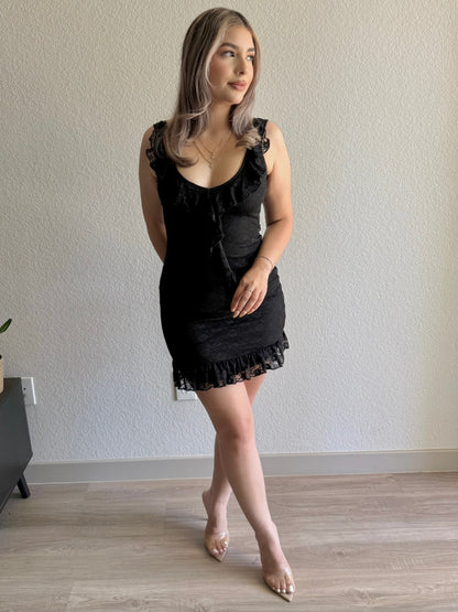 AMAYAH BLACK DRESS