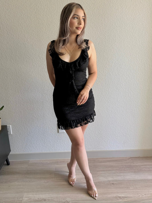 AMAYAH BLACK DRESS