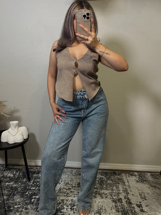 CHELSI TOP-CAMEL