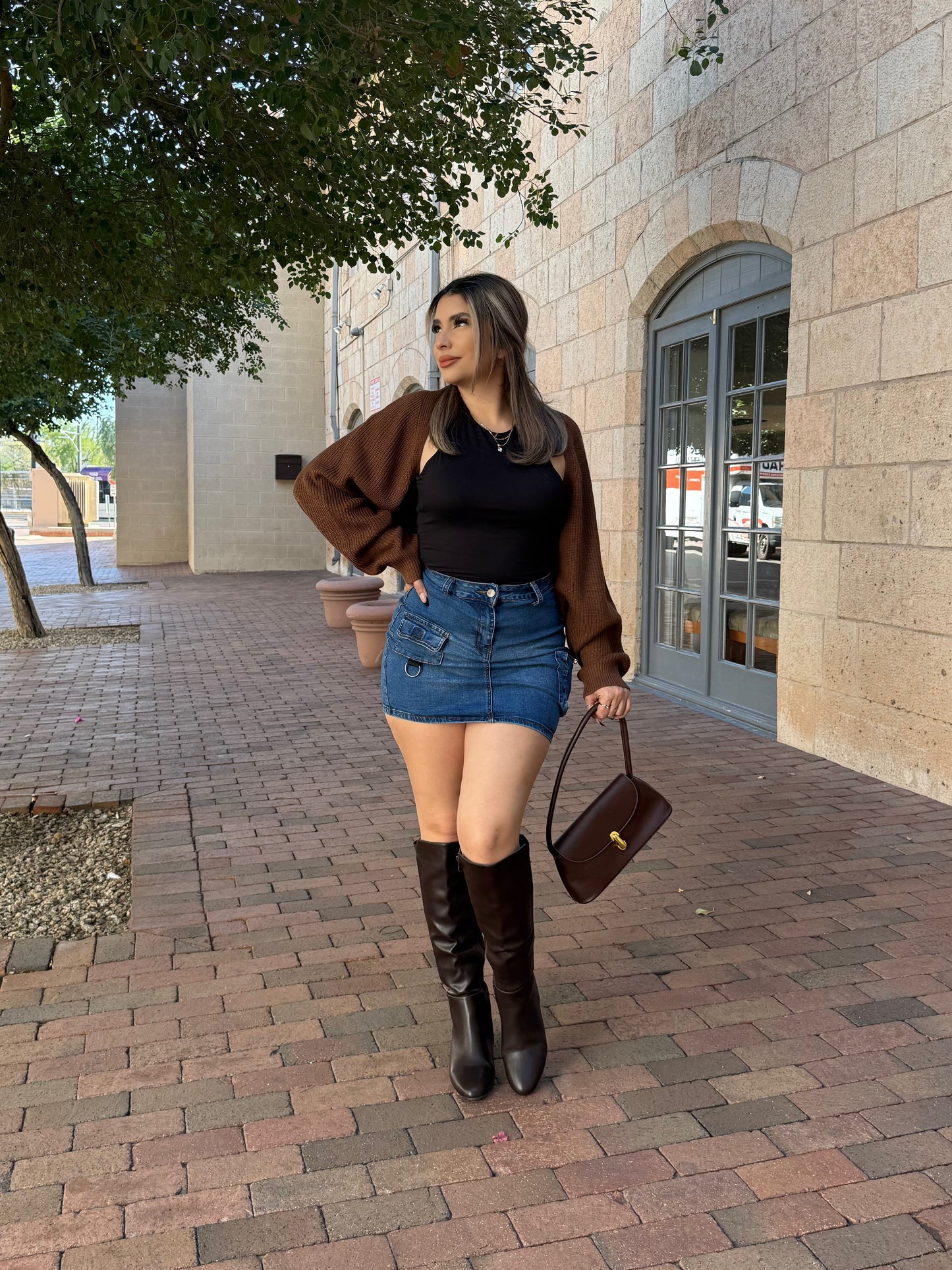 CAMI BOLERO CHOCOLATE