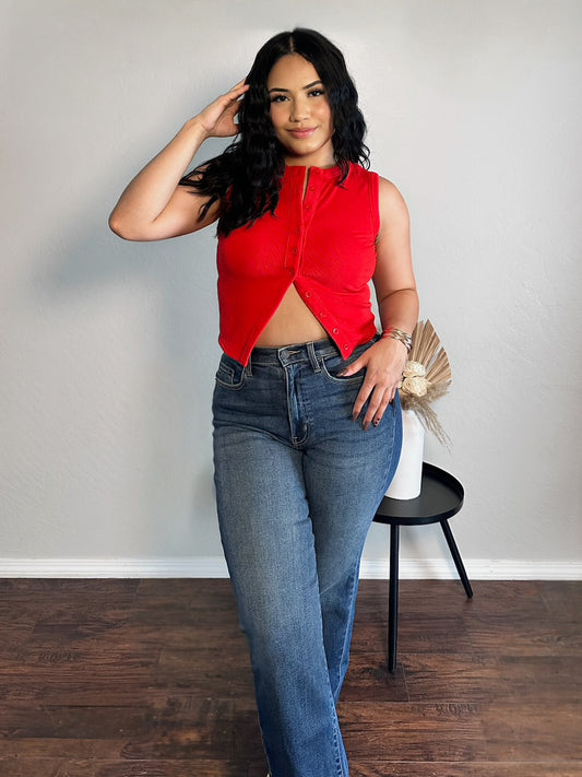 CIERRA TOP- RED