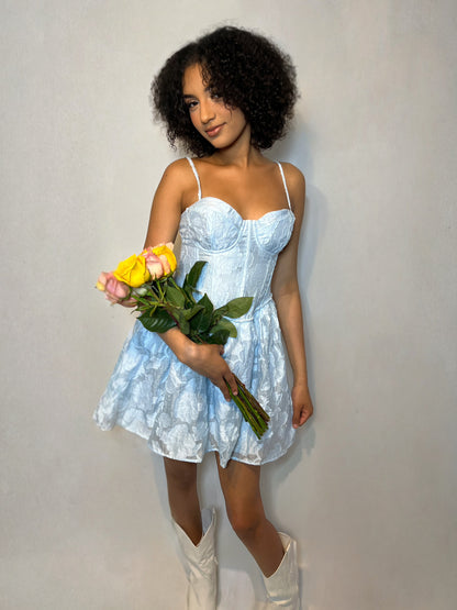 JENESIS DRESS- BABY BLUE