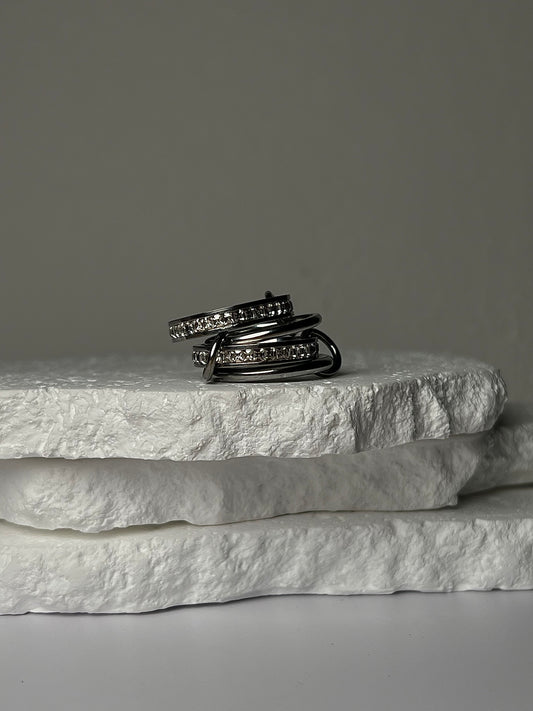 STACK RING- SILVER