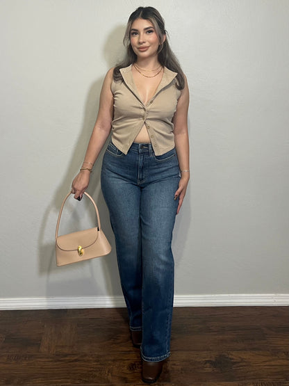 CIERRA TOP- KHAKI