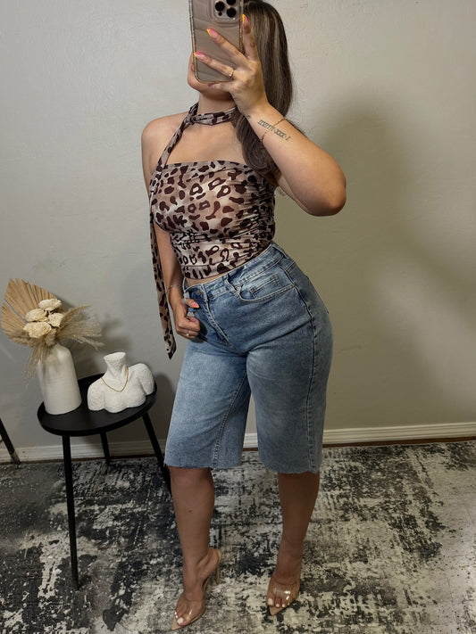 WENDY LEOPARD TOP