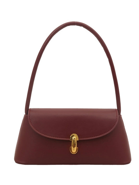 ￼ANESSA SHOULDER BAG - BURGUNDY