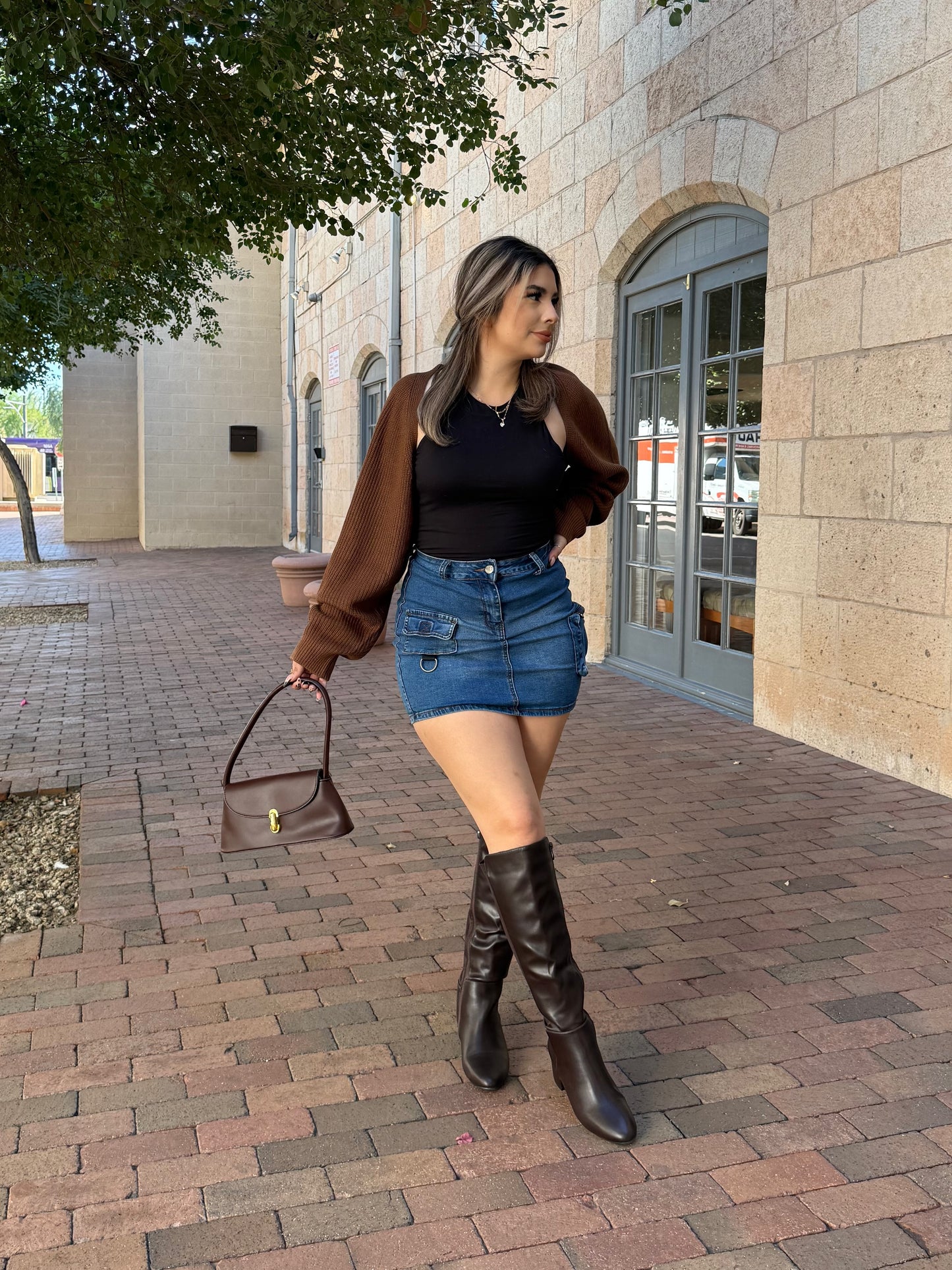 CAMI BOLERO CHOCOLATE