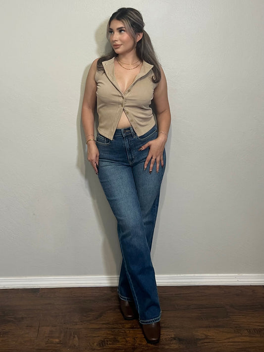 CIERRA TOP- KHAKI