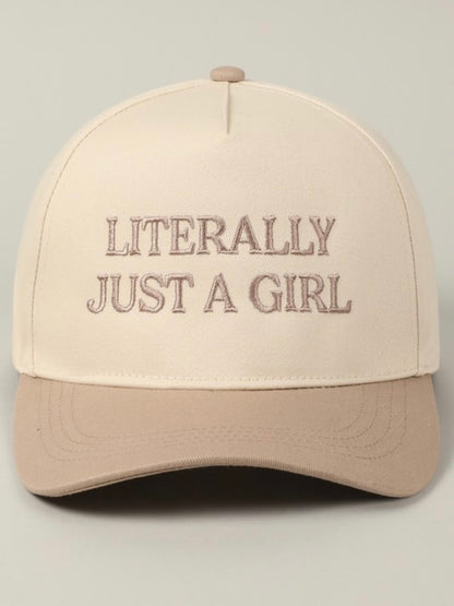 LITERALLY JUST A GIRL- BEIGE