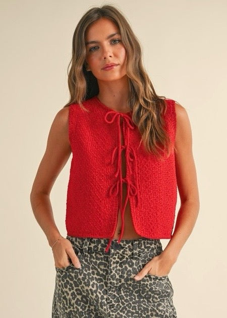 CICI VEST- RED